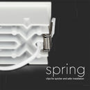 12W (960Lm) LED süvistatav reflektorvalgusti ruudukujuline, reguleeritav nurk 36°, V-TAC SAMSUNG, IP20, 5 aasta garantii, neutraalne valge 4000K