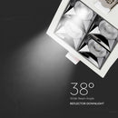16W(1280Lm) LED built-in reflector type square light, adjustable angle 36°, V-TAC SAMSUNG, IP20, warranty 5 years, neutral white light 4000K