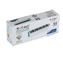 20W(1600Lm) LED iebūvējams reflektora tipa kvadrāta formas gaismeklis, regulējams leņķis 36°, V-TAC SAMSUNG, IP20, garantija 5 gadi, neitrāli balta gaisma 4000K