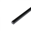 2m aluminum rails EURO track with 4core track, black, V-TAC
