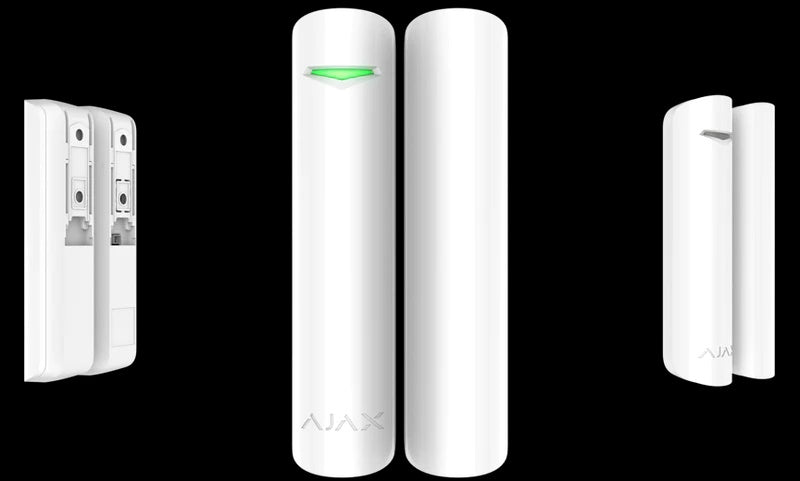 AJAX Bezvadu drošības durvju kontakts DoorProtect Baltā krāsā