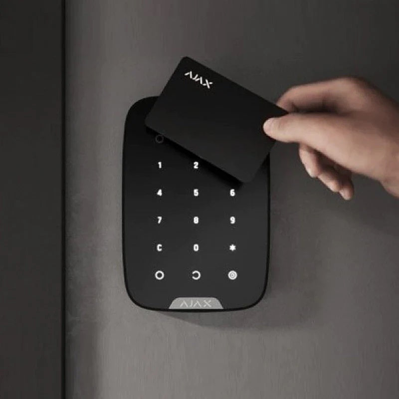 AJAX Piekļuves karte Pass melnā krāsā, priekš Keypad plus