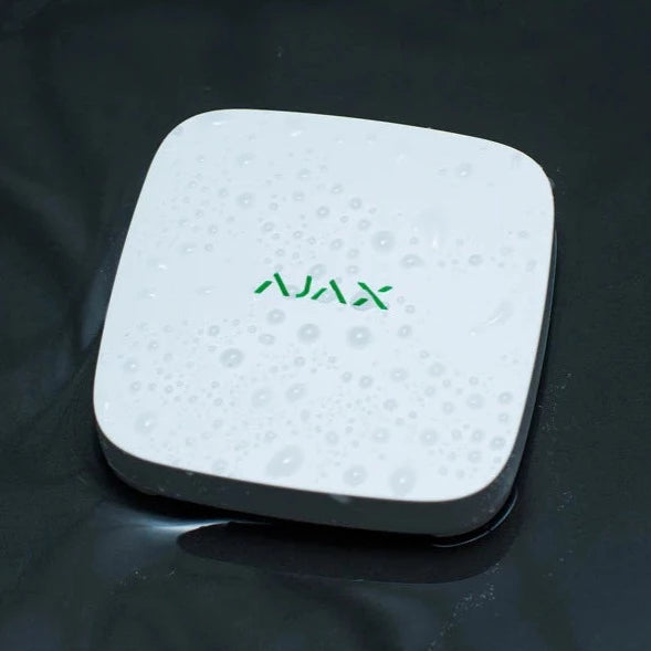 AJAX bezvadu ūdensplūdu detektors LeaksProtect Baltā krāsā
