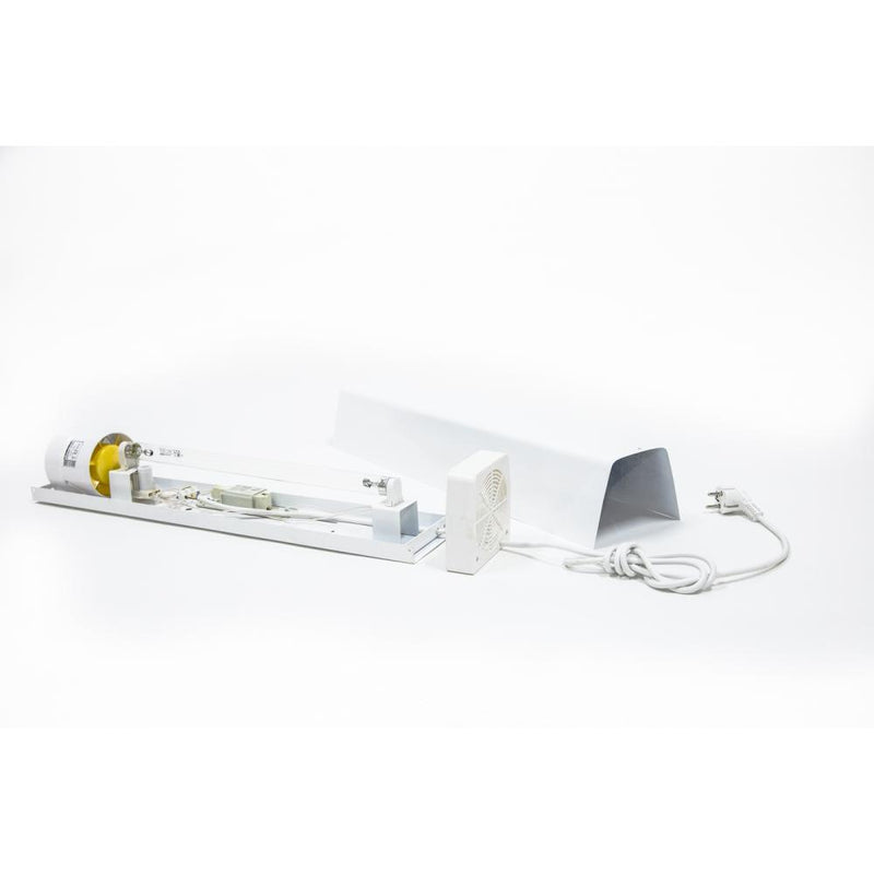 AEREKS UV 15W bakteriedödande recirkulator STANDART 3x15, CE, vägg/tak, vit, ozonfri, 253,7 nm, 655x120x120mm (certifikat SKU-6)