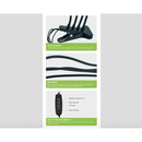 18W Augu audzēšanas galda lampa ar klipsi, 3 gaismekļiem, taimeri un dimmeri, IP20, 21 zilas un 39 sarkanas diodes