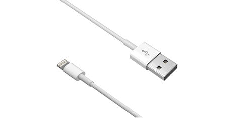 Devia viedais kabelis USB-Lightning 1.0m 2.1A balts