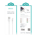 Devia smart kabel USB-Lightning 1,0 m 2,1A vit