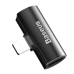 Baseus L46 ir adapteris ar Lightning to Lightning, ligzda paredzēta Apple ierīcēm
