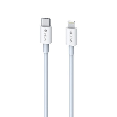 Devia kabelis Smart PD USB-C - Lightning 3A 20W balts