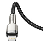 Baseus kabelis Cafule Metal PD USB-C - Lightning 1,0 m melns 20W