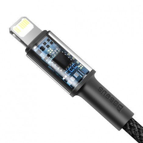 Baseus kabelis High Density PD USB-C - Lightning 1,0 m melns 20W