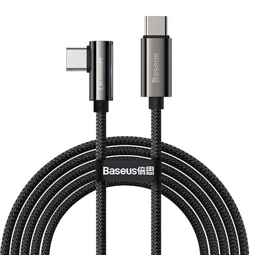 Baseus kabelis Legend PD USB-C - USB-C 1,0 m 100W melns
