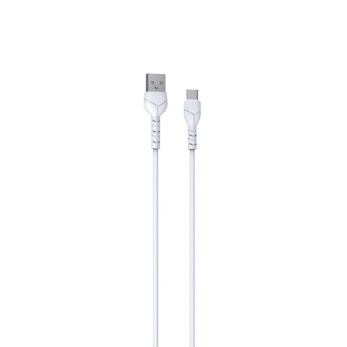 Devia kabel Kintone USB - USB-C 1,0 m 2,1A vit