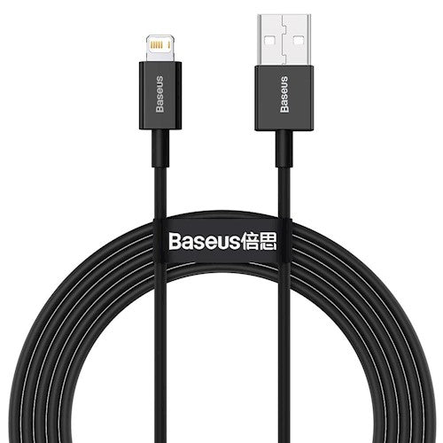 Кабель Baseus Superior USB - Lightning 1.0 m 2.4A черный