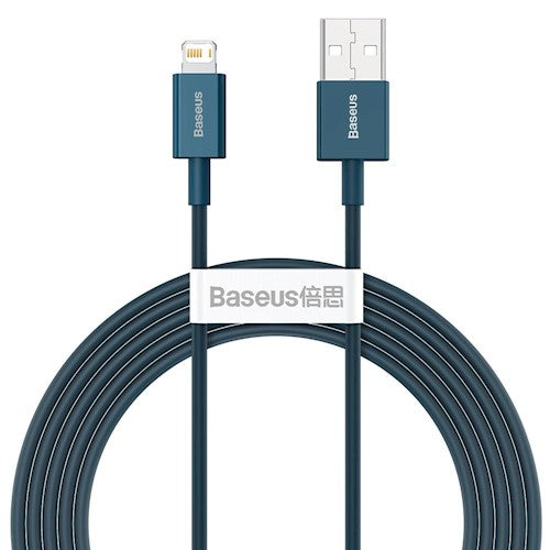Baseus kabelis Superior USB - Lightning 2,0 m 2,4A zils