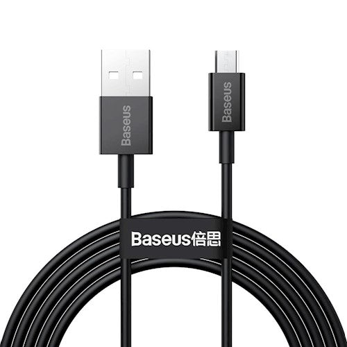Baseus kabelis Superior USB - microUSB 2,0 m 2,0A melns