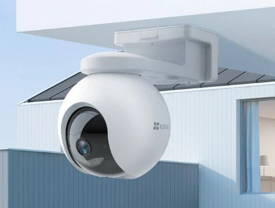 Беспроводная подвижная WiFi камера видеонаблюдения 2K+ со встроенным аккумулятором, встроенной памятью 32 Гб и возможностью подключения солнечной панели (Micro USB). Угол обзора 360°. Цветное ночное видение, подключается к смарт-устройствам. Ezviz