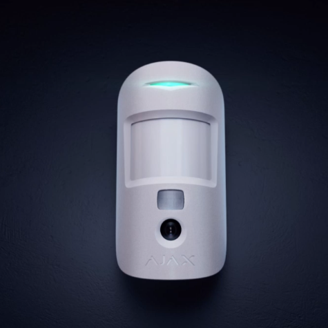 AJAX Wireless indoor motion detector MotionCam with photo verification White