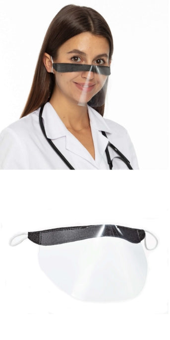 Cover Soft Sejas aizsargmaska, vairogs. Izgatavota no caurspīdīgas plastmasas