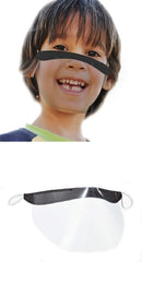 Cover Soft Junior Sejas aizsargmaska, vairogs. Izgatavota no caurspīdīgas plastmasas