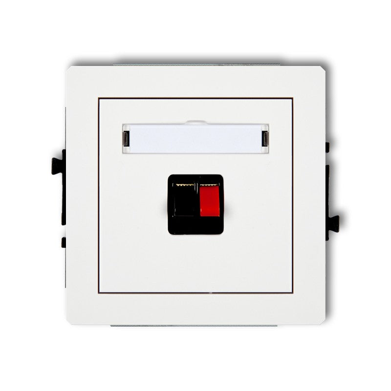 Audioligzda DECO, 1-vietīga, 2mm, z/a, IP20, balta