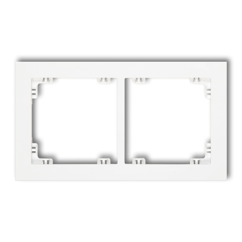 Universal 2-sits plastram DECO, vit