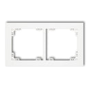 Universal 2-sits plastram DECO, vit