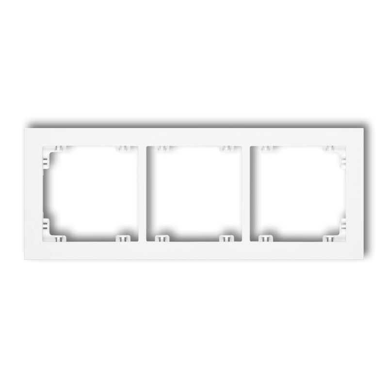 Universal 3-seater plastic frame DECO, white