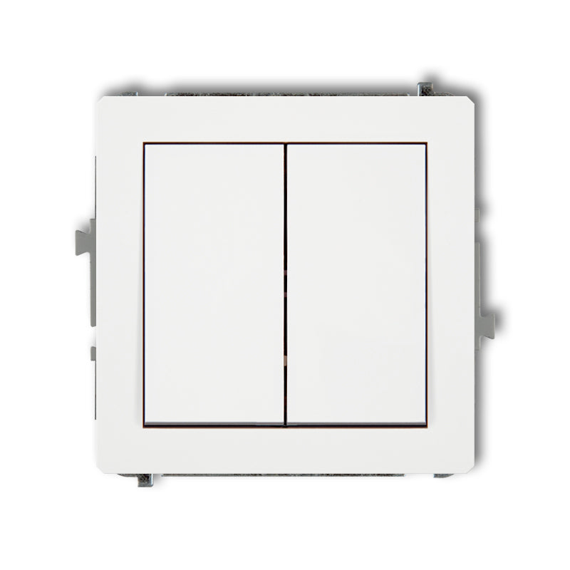1+1 switch mechanism DECO, z/a, IP20/IP44, white