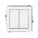1+1 switch mechanism DECO, z/a, IP20/IP44, white