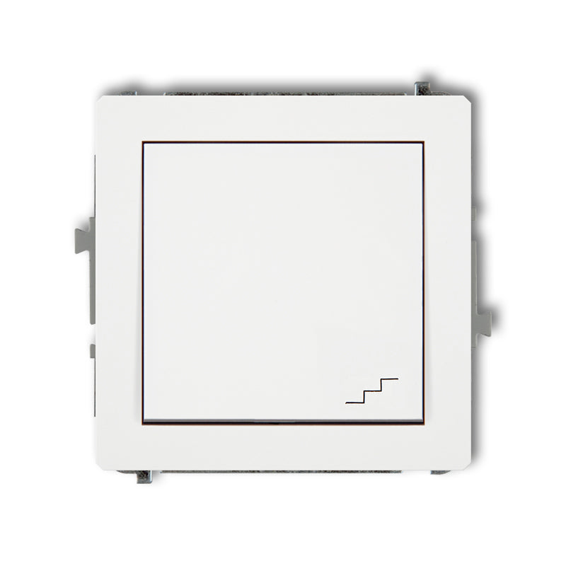 Strömbrytare DECO, z/a, IP20/IP44, vit