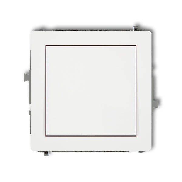Momentary switch mechanism (without pictogram) DECO, z/a, IP20/IP44, white