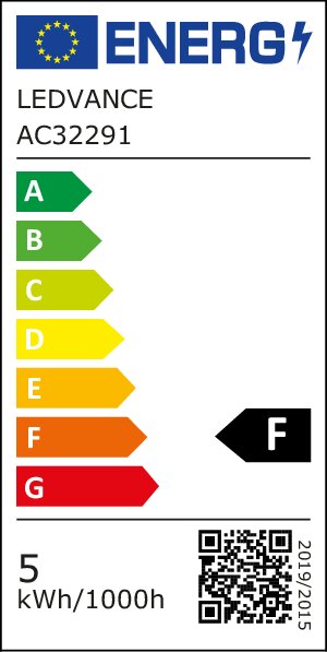 E27 4,8W (470Lm) OSRAM LED Filament Glödlampa, IP20, dimbar, varmvitt ljus 2700K