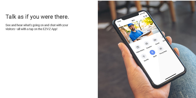 (Kamera bez bāzes stacijas sader ar CS-BC1-B1) Videonovērošanas kamera 2MP ar ilgas darbības akumulatoru līdz 210 dienām, krāsaina nakts redzamība. Iebūvēts mikrofons un skaļrunis attālinātai saziņai. Ievietojama atmiņas karte līdz 256GB, Ezviz