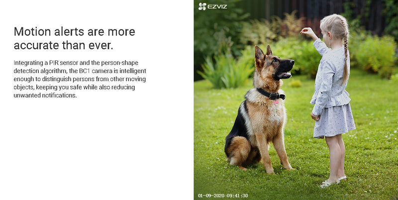 (Kamera bez bāzes stacijas sader ar CS-BC1-B1) Videonovērošanas kamera 2MP ar ilgas darbības akumulatoru līdz 210 dienām, krāsaina nakts redzamība. Iebūvēts mikrofons un skaļrunis attālinātai saziņai. Ievietojama atmiņas karte līdz 256GB, Ezviz