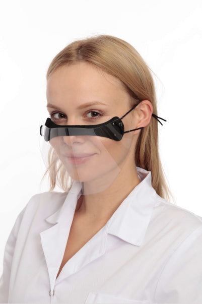 Easu Soft Sejas aizsargmaska, vairogs. Izgatavota no caurspīdīgas plastmasas