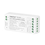 2in1 MINI Mi-Light kontrolieris Single/Dual color, divkanālu dimmeris, 2.4G/PUSH DIM, max 12A, 1 kanāls maks. 6A