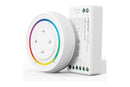 Mi-Light RGB set, 1 zone receiver+white round remote control 2.4G, radio control, max 12A