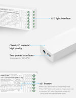 3in1 WI-FI MINI Mi-Light kontroller, RGB/RGBW/RGBCCT 2.4G/Wi-Fi/PUSH DIM, dimmerdatav, max 12A, 1 kanal max. 6A