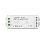  MINI Mi-Light kontrolieris, RGB+CCT 2.4GHz, radio vadība, dimmējams, maks. 20A, 1 kanāls maks. 10A