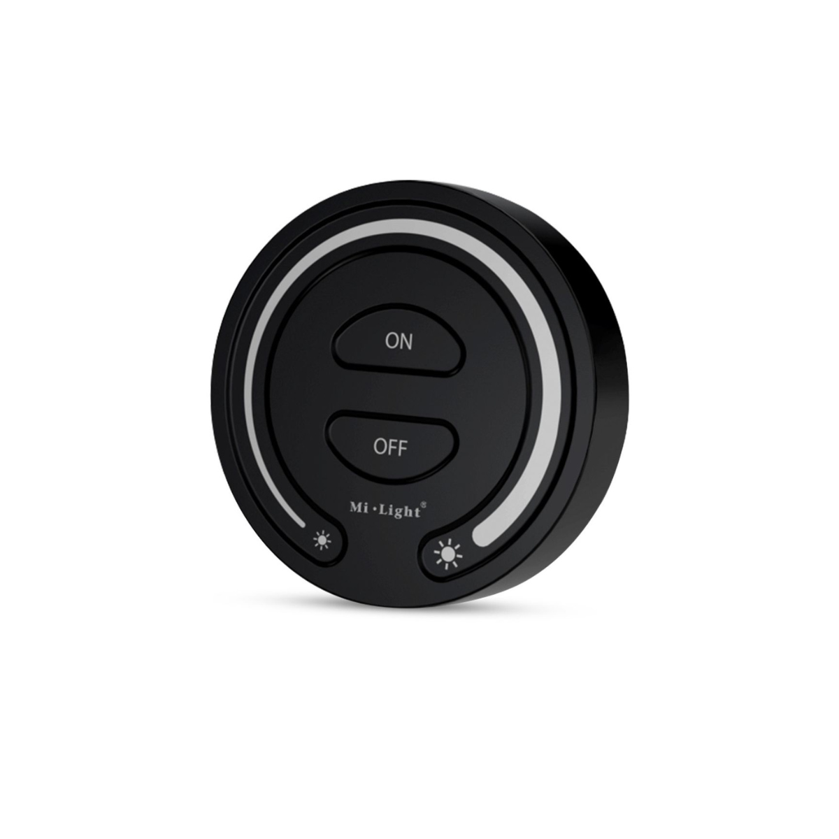 Mi-Light dimmer, ümmargune, puutetundlik, 2.4G/3V (2xAAA), juhtmevaba, ulatus 30m, must
