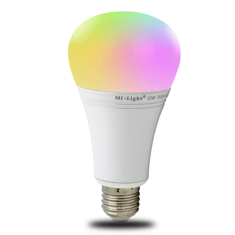 E27 12W(1100Lm) LED Spuldze RGB+CCT, ar wi-fi, 2.4G, 2700-6500K