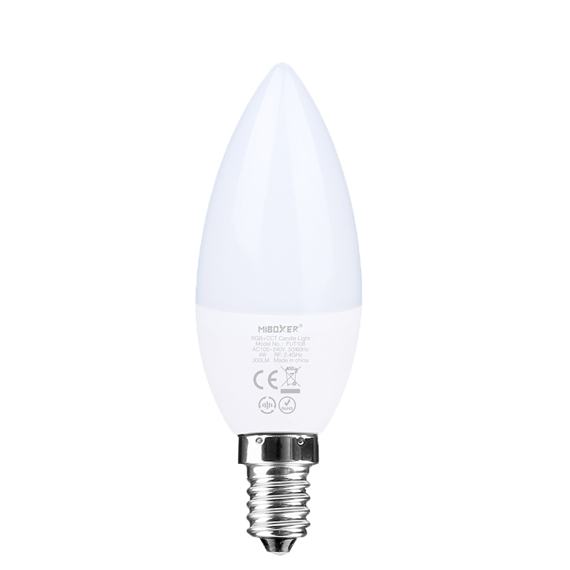 E14 4W (320Lm) LED Bulb RGB+CCT, 2.4GHz