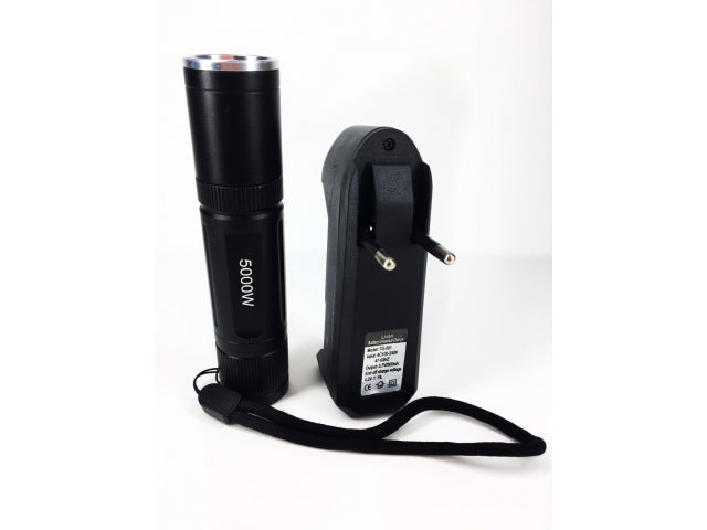LED UFO flashlight with UV18650 and wall charger