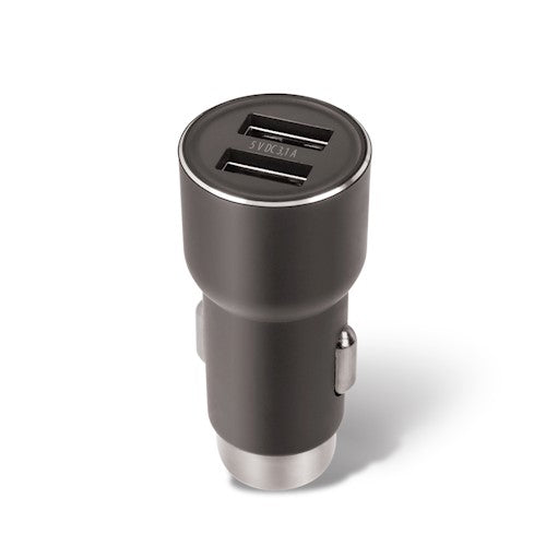 Forever CC-04 auto lādētājs 2x USB 3.1A melns