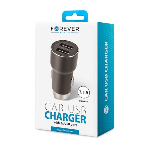 Forever CC-04 autolaadija 2x USB 3.1A must