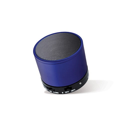 Колонка Setty Bluetooth v 2.1 Junior синяя, кабель AUX, mini-USB, 45 мм, 4 Ω, 3 Вт, 280 Гц - 16 кГц