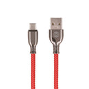Forever Tornado kabel USB - USB-C 1,0 m 3A röd