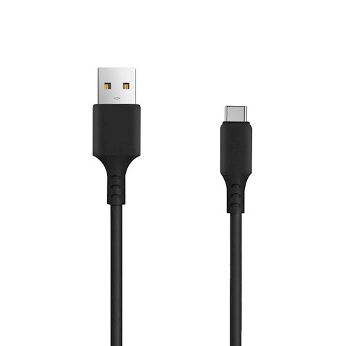Setty kabelis USB - USB-C 1,0 m 3A melns