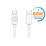 Forever kabelis USB-C - USB-C 1,0 m 3A balts
